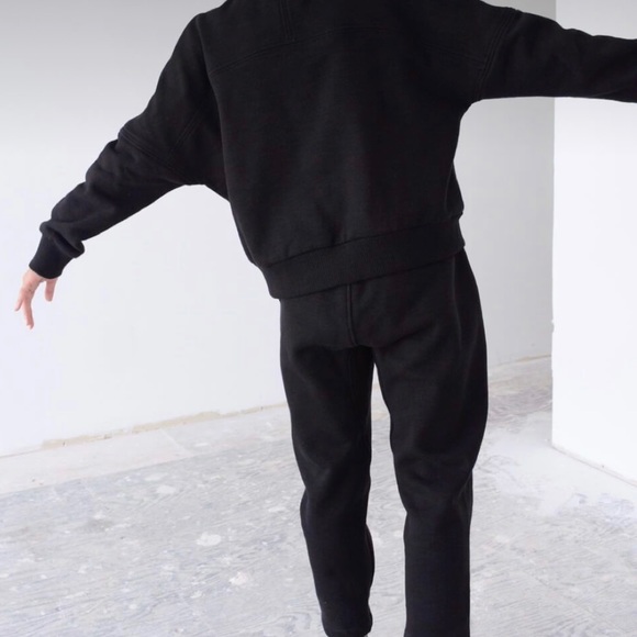 Hoi bo V-neck track. Boiled wool top. - Picture 2 of 8